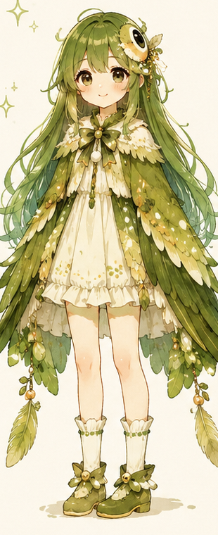 メジロちゃんの立ち絵